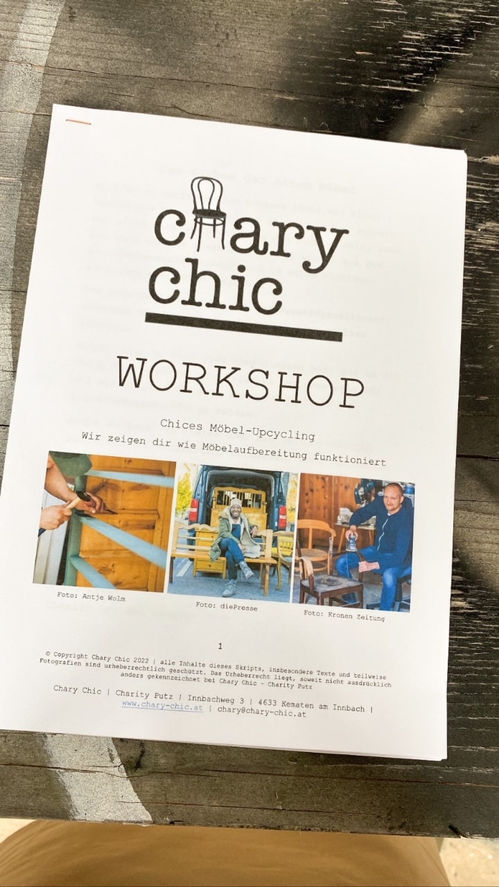 Chary Chic - Workshop - Möbel-Upcycling - Vintage - Shabby Chic - Alte Möbel