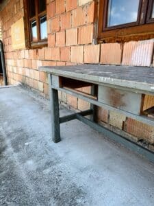 antiker Esstisch, Vintage Esstisch, Naturholztisch, chary chic, Shabby Chic, Upcycling