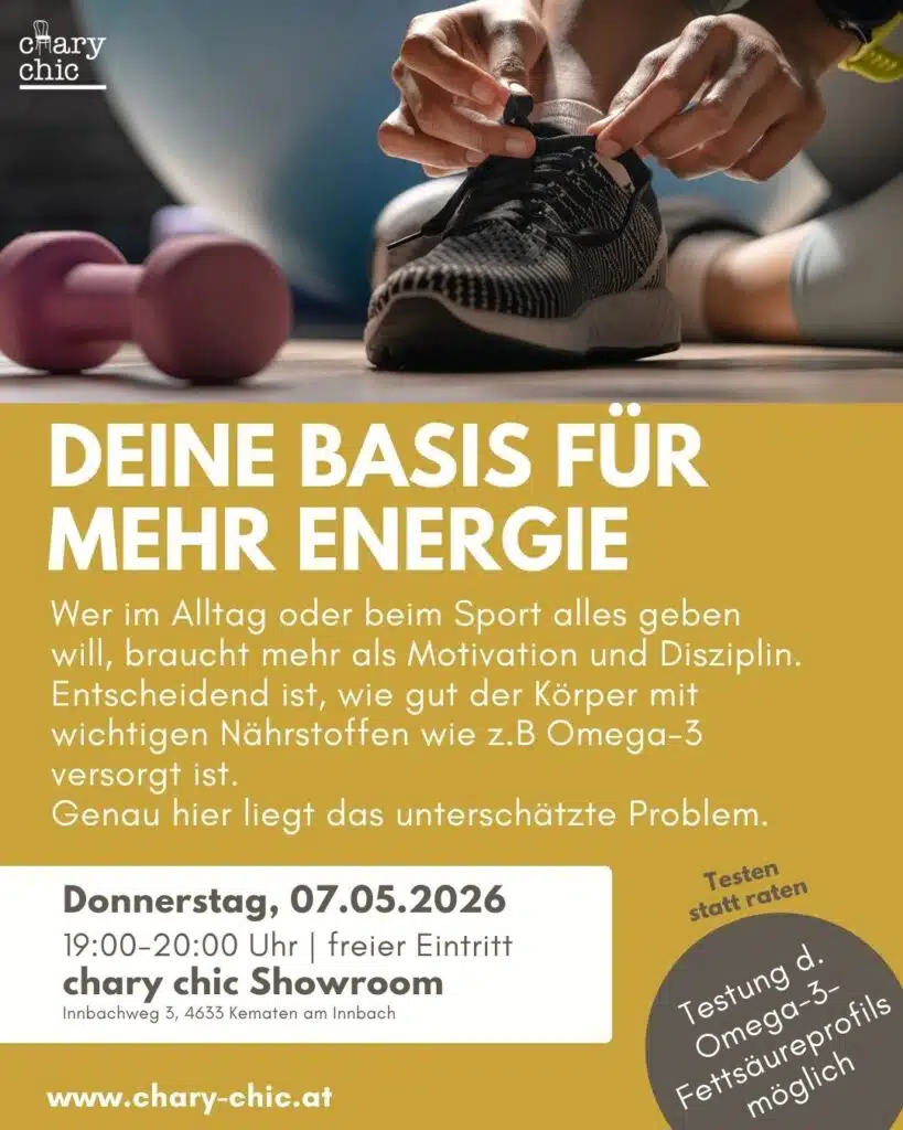 Stille Entzündungen, Darmgesundheit, chary chic, Omega 3, Nährstoffmangel, Kematen am Innbach. aus alt mach neu, Vintage Möbel, Cortisolspiegel, Übersäuerung, Zellgesundheit, Testbasierte Nahrungsergänzung