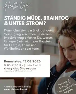 Omega 3, Testbasierte Ernährung, Testbasierte Gesundheitsvorsorge, Zinzino, Zellgesundheit, Stille Entzündungen, Brainfog, Müdigkeit, Longevity, Omega-3, health Date
