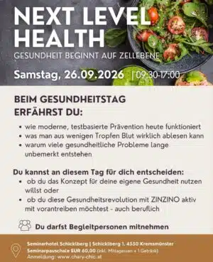 Next Level Health, Gesundheitstag, Testbasierte Gesundheit